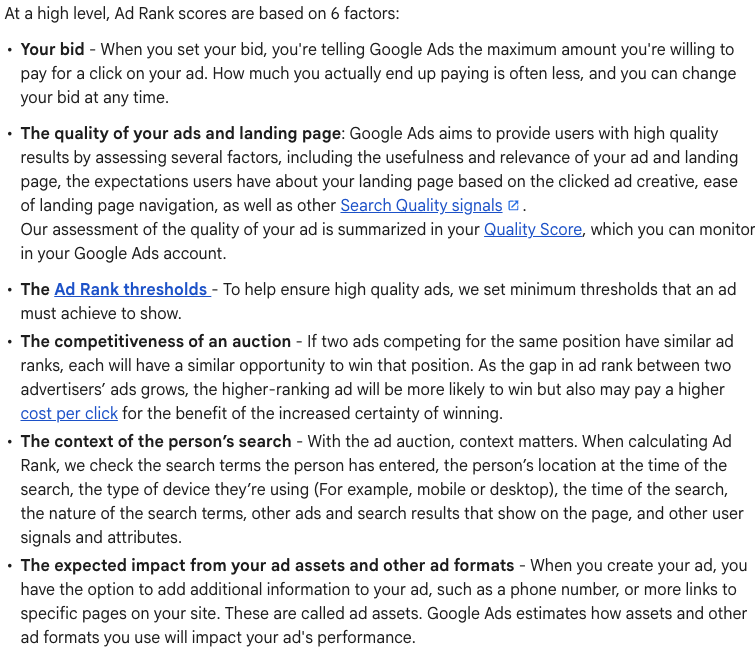 google-ads-ad-rank-factors